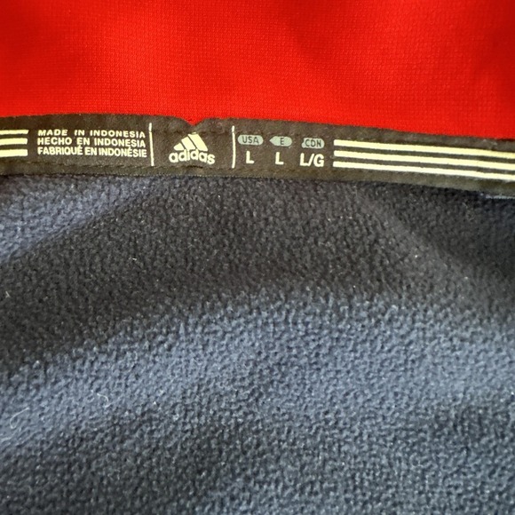 Washington Wizards Jacket Mens Large Blue Red NBA Basketball ClimaWarm Adidas - Picture 3 of 16